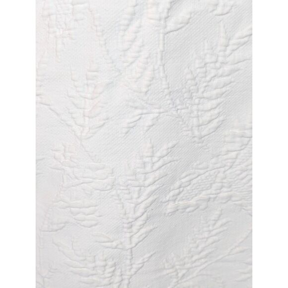 RALPH LAUREN European Square Matelassé Pillow Sham Cream Quiet Luxury 24"x24" - Picture 2 of 5